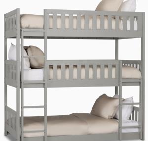 a couple of bunk beds with pillows on them at Donde Gareth in Matina