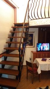 Televiisor ja/või meelelahutuskeskus majutusasutuses Apartment Danubius