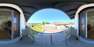 a view from the balcony of a house at Ferienwohnung Döller in Gmünd