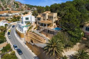 an aerial view of a house on a hill at Port Andratx - 3444-29 Mallorca in Port d'Andratx