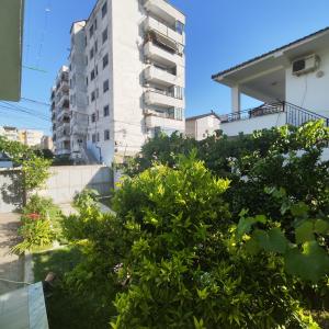 a view from the balcony of a apartment building at Bujari Guesthouse in Berat