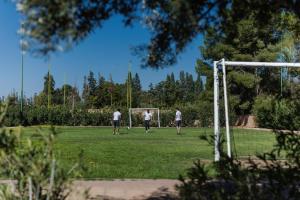 a group of people playing soccer on a field at Barceló Palmeraie Oasis Resort in Marrakesh +58 photos