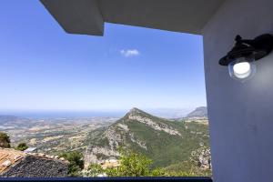 a room with a view of a mountain at Annalì in Trentinara
