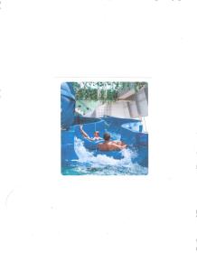 a picture of two people in a water slide at Beautiful 2 double bedrooms, 2 baths apartment in Port Glasgow