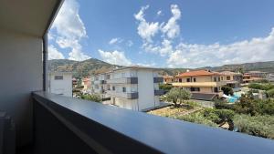 a view from the balcony of a apartment at Laguna Blu in Montepaone Lido