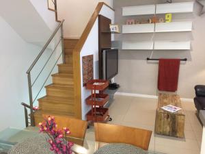 A seating area at Casas Apartamentos Gracia