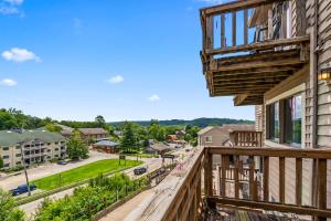 a balcony with a view of a street at Hotel Nashville in Nashville