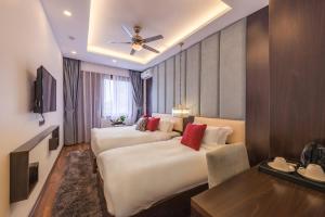 TV a/nebo společenská místnost v ubytování Splendid Hotel & Spa
