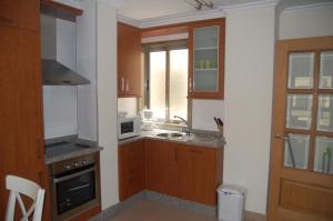 Kuchyňa alebo kuchynka v ubytovaní Apartamentos Cedeira