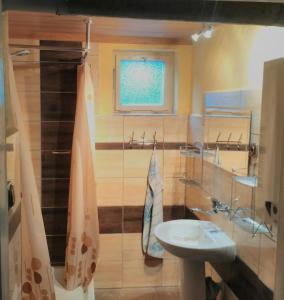 Koupelna v ubytování Apartment Romanticka Chalupa