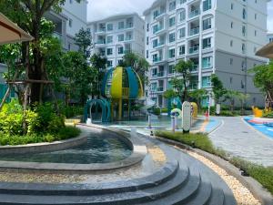 a playground at a resort with a water park at The Title Serenity Naiyang in Ban Bo Han +26 photos