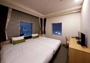 TV a/nebo společenská místnost v ubytování Hotel Crown Hills Ueno Premier