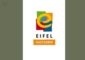 a logo for the eibel catalyster at Gästezimmer Eifelglück - ohne Küche in Pelm +1 photo