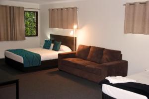 Cama o camas de una habitación en Motel in Nambour