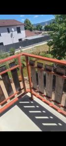 a view of a bridge over a road at Paradis Oyonnax in Bellignat