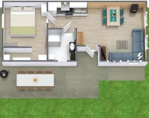 Plan piętra w obiekcie Eisenberg Chalet