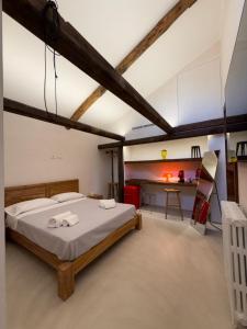 a bedroom with a large bed in a room at Casa Lucia in Sorrento +94 photos
