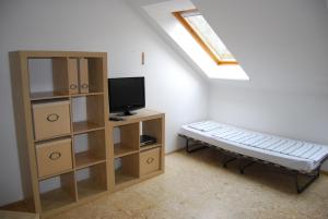TV a/nebo společenská místnost v ubytování Apartmany U Stareho Labe