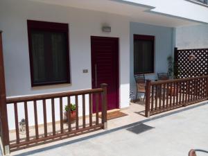 Balkón nebo terasa v ubytování Garden Villa