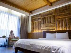 سرير أو أسرّة في غرفة في Bethlehem B&B