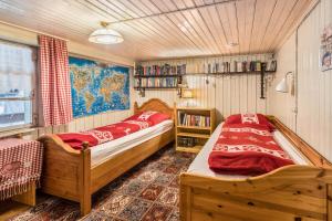 a bedroom with two beds in a room at Schwörerhof in Eisenbach +37 photos