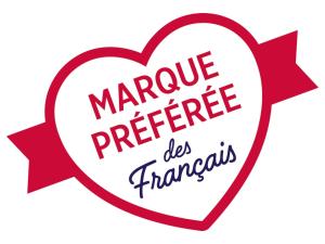 a heart with a ribbon and a sign that says mortgage preference does honors at ibis Quimper in Quimper
