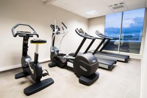 Het fitnesscentrum en/of fitnessfaciliteiten van Simon Hotel