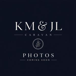 a logo for a photographers coming soon company at KM & JL Caravan in Cresswell