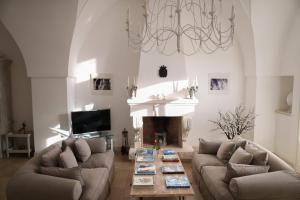 Posezení v ubytování Masseria Don Luigi-Luxury Farmhouse
