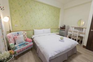 Letto o letti in una camera di Xiang Xiang