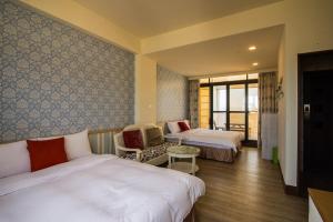 Letto o letti in una camera di Xiang Xiang