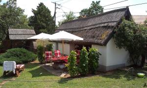 A garden outside Country house Balaton