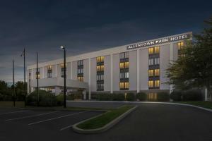 an exterior rendering of a austinryan harriott hotel at Allentown Park Hotel by The Red Collection in Fogelsville