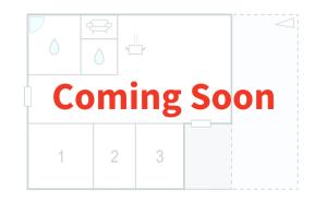 a diagram of a coming soon box with the words at Lasses Stuga in Visby +1 photo