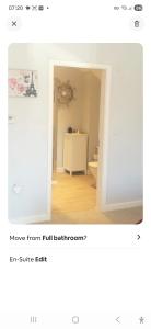 a picture of a bathroom with a toilet in a room at Spacious Luxury Room in Brixham