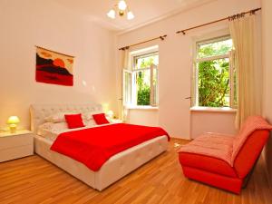 Posteľ alebo postele v izbe v ubytovaní Apartment by the sea Rabac 1093