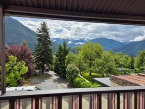 a view from a window of a mountain view at Bed & Breakfast Simone in Imst