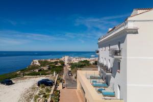 a view of the ocean from a building at Santateresa in Bonifacio