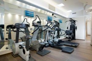 Fitness centrum a/nebo fitness zařízení v ubytování Hotel Feldberg