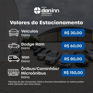 a screenshot of a car dealership with cars parked at Hotel Dan Inn Uberlandia By Nacional Inn in Uberlândia