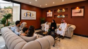 a group of people sitting in a waiting room at SWEET HOME SUiTE HOTEL in Trabzon +36 photos