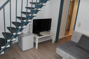 TV a/nebo společenská místnost v ubytování Hotel Michael