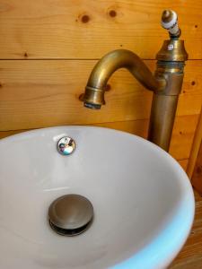 a sink with a faucet in a bathroom at La Petite Maison d'Emma in Vidauban +6 photos
