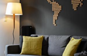 A seating area at Phaedra Apartment