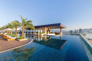 a rendering of a hotel with a swimming pool at TUI BLUE Han River in Danang