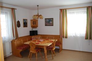 TV o dispositivi per l'intrattenimento presso Appartement Zweikofelblick