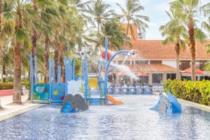 a water park at a resort with a water slide at Decameron Isleño - All Inclusive in San Andrés
