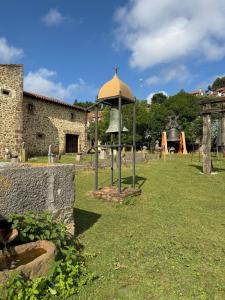 a park with a gazebo and a playground at Museo de las Campanas, Vierna in San Bartolomé de Meruelo