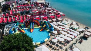 an aerial view of a pool on a cruise ship at Arkadia Beach Hotel in Odesa