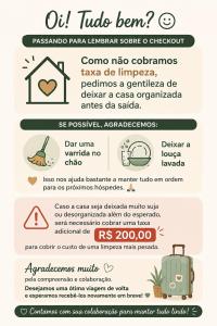 a flyer for a travel agency with a suitcase at Apartamento1 beto carreiro cozinha compartilhada in Penha